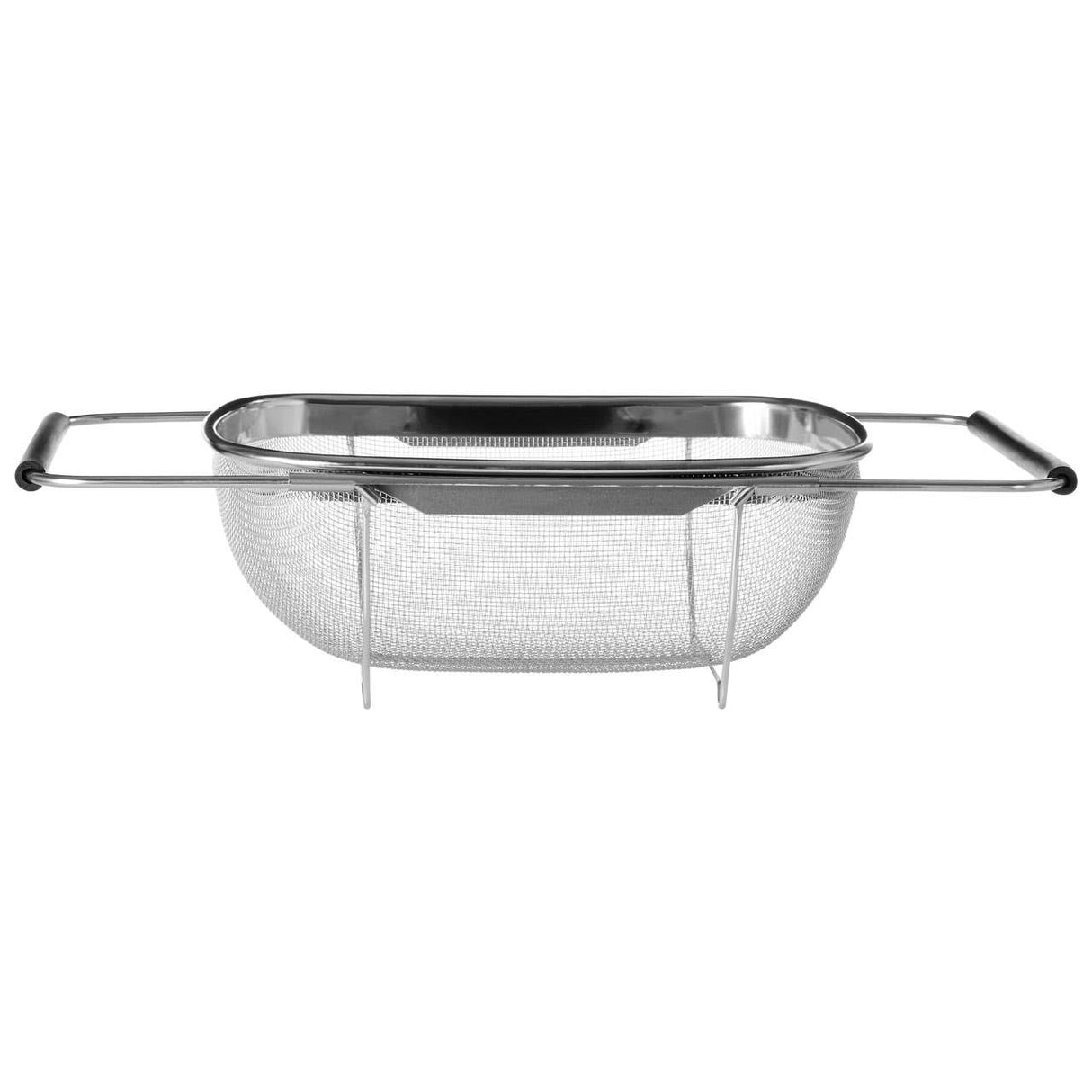 Over Sink Drainer with Expandable Black Handle