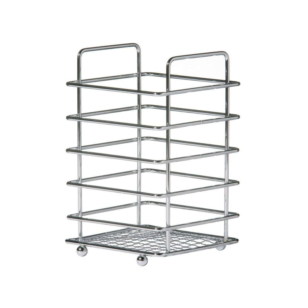 Soren Chrome Finish Cutlery Caddy