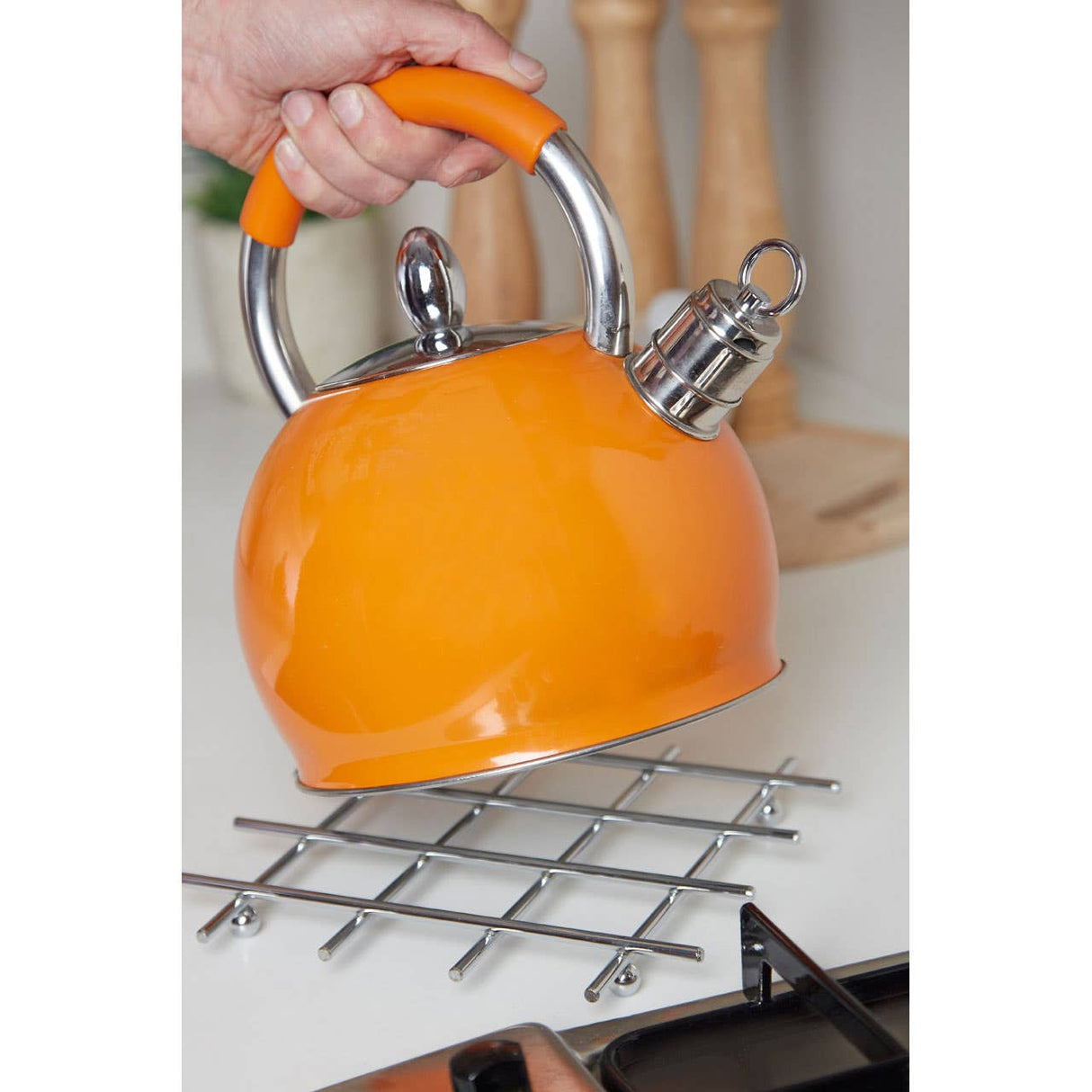 Jude Chrome Finish Trivet