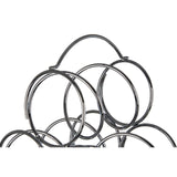 Zuko Chrome 6 Bottles Triangular Wine Rack