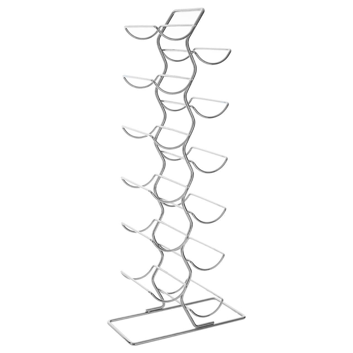 Jaxen 12 Bottles Chrome Wine Rack