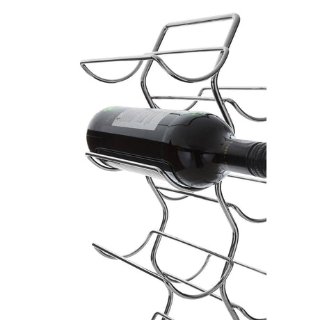 Jaxen 12 Bottles Chrome Wine Rack