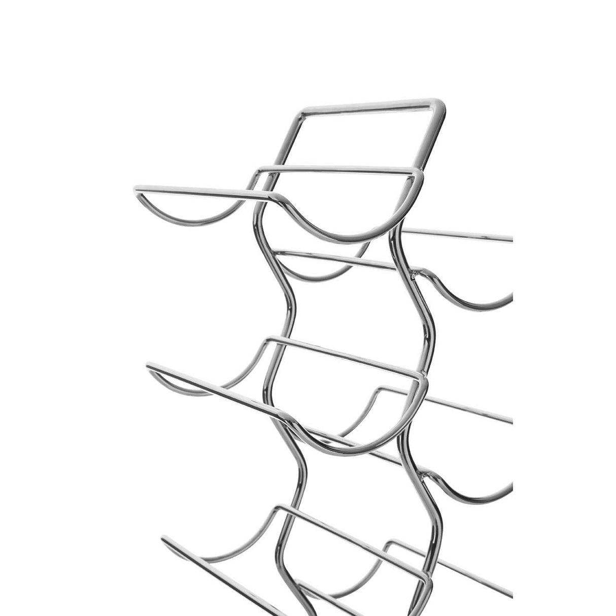 Jaxen 12 Bottles Chrome Wine Rack