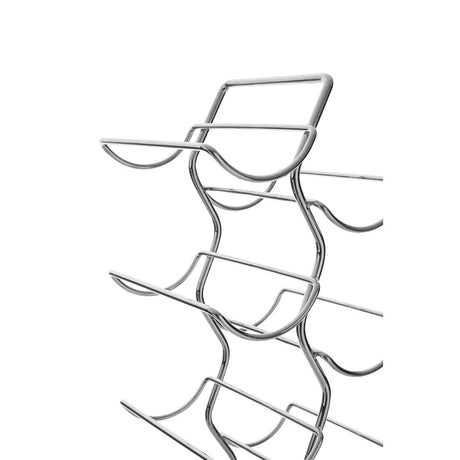 Jaxen 12 Bottles Chrome Wine Rack