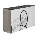 Black Enamel Coated Frame 2 Tier Dish Drainer