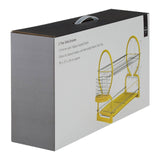 Red Enamel Coated Frame 2 Tier Dish Drainer