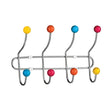 Multi Colour Plastic Balls 8 Hook Hanger
