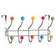 Over Door Multi Colour Plastic Balls 10 Hook Hanger