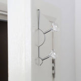 Over Door Clear Diamantes Double Hook