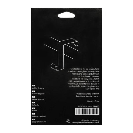 Over Door Reversible Hook