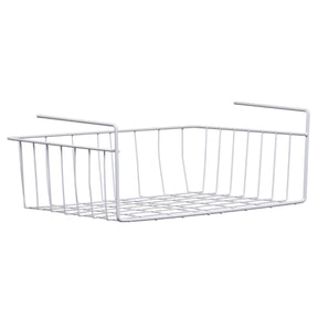 White Under Shelf Large Storage Basket
