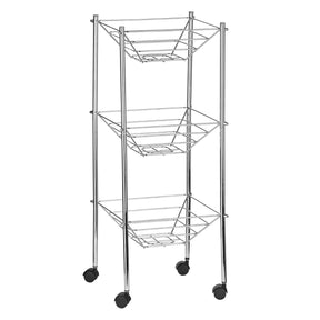 Mara 3 Tier Storage Cart with Wheels