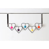 Multi Colour Heart Design Over Door Hanger
