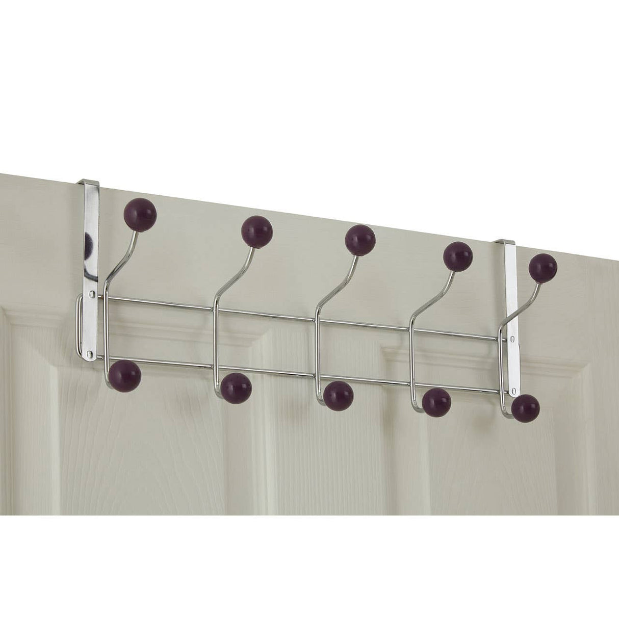 Over Door Purple Balls Ten Hook Hanger