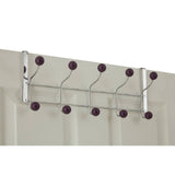 Over Door Purple Balls Ten Hook Hanger