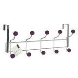 Over Door Purple Balls Ten Hook Hanger