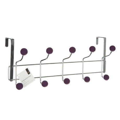 Over Door Purple Balls Ten Hook Hanger