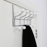 Over Door White Balls Ten Hook Hanger