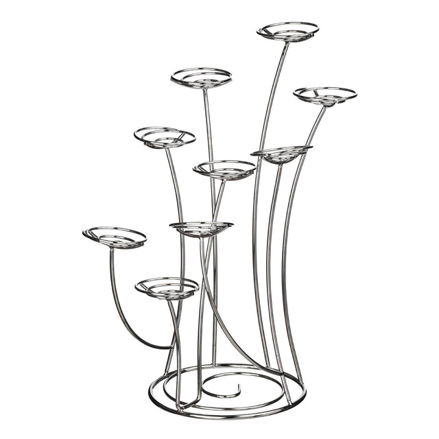 Faye Chrome 9 Cup Cake Stand