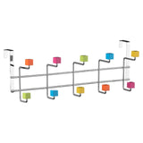 Jaxen Multicoloured Cubes 10 Hook Over Door Hanger