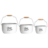 La Cuisine De Mere Set of 3 Storage Pots