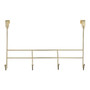 4 Hook Champagne Gold Over Door Hanger