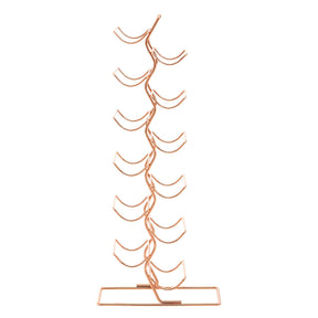 Wren 12 Tier Wine Rack With Copper Finish