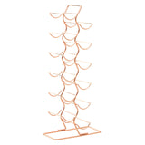 Wren 12 Tier Wine Rack With Copper Finish