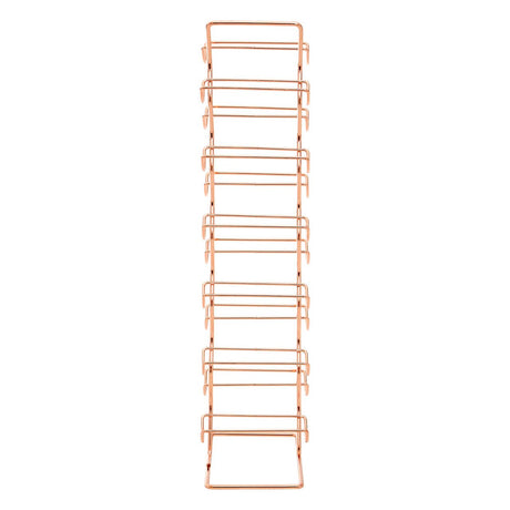Wren 12 Tier Wine Rack With Copper Finish