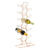 Wren 12 Tier Wine Rack With Copper Finish