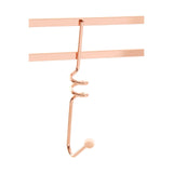 Swirl Over Door Hanger With Copper Finish
