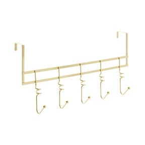 Swirl Over Door Hanger With Gold Finish