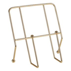 Reyna Gold Finish Cookbook Stand