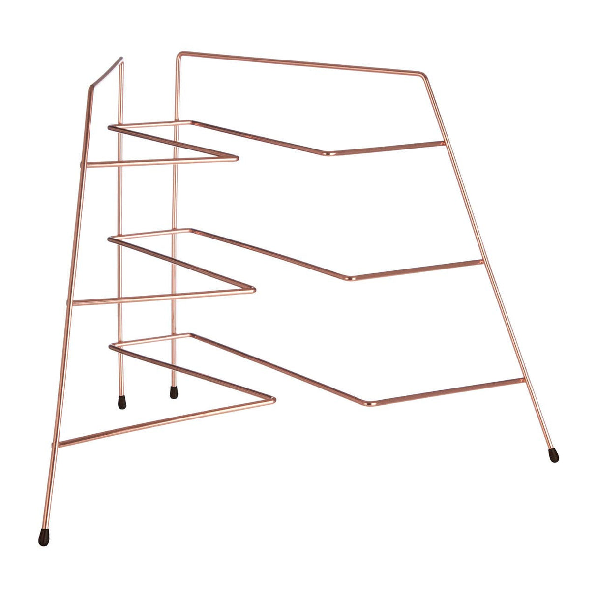 Rowan Copper Plated Corner Plate Rack
