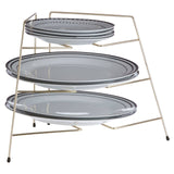 Rowan Gold Plated Corner Plate Rack