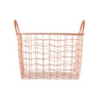 Vertex Wavy Grid Rectangular Wire Basket