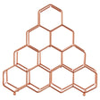 Vertex 10 Bottle Copper Plated Spice Rack