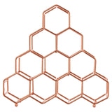 Vertex 10 Bottle Copper Plated Spice Rack