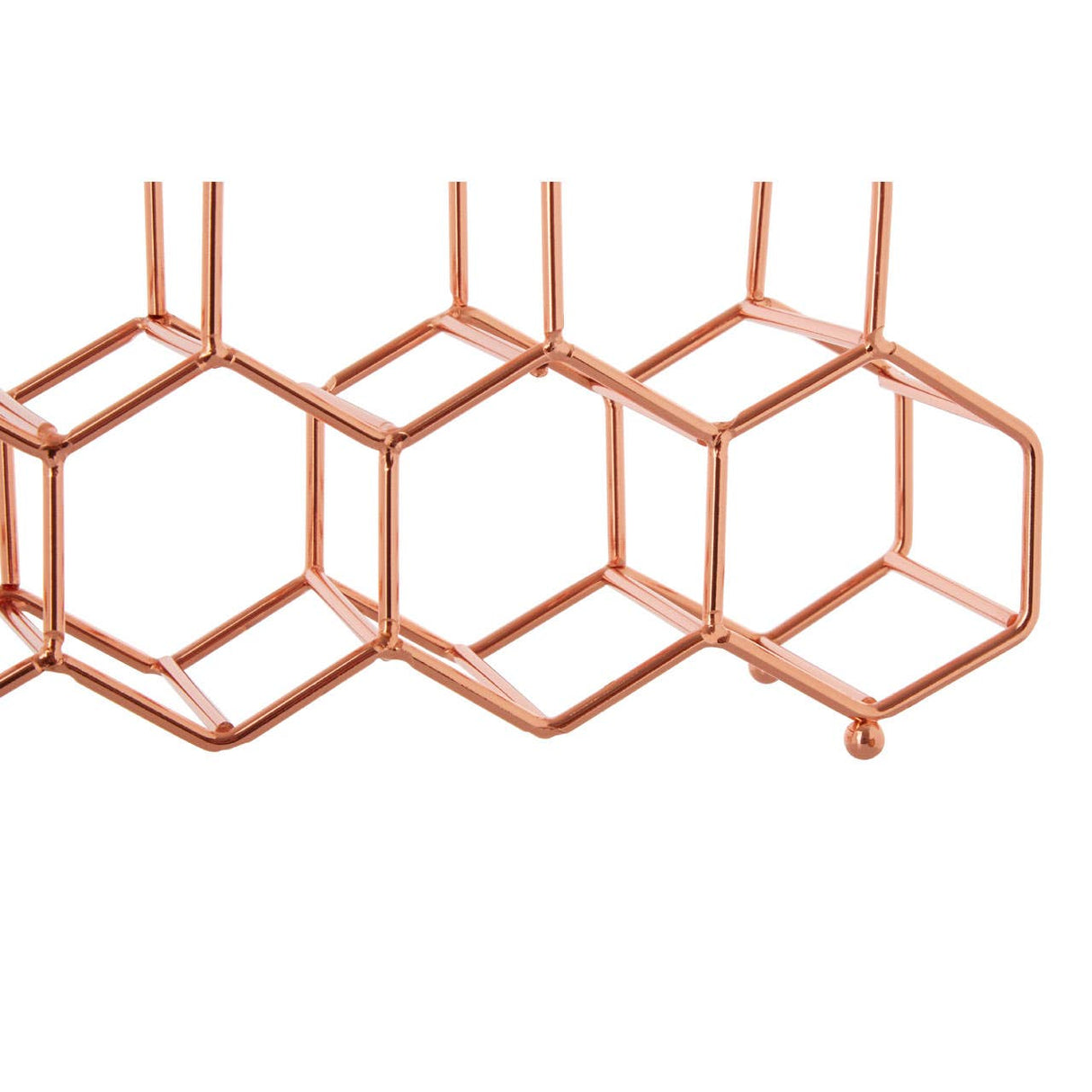 Vertex 10 Bottle Copper Plated Spice Rack