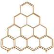 Vertex 10 Bottle Gold Plated Spice Rack
