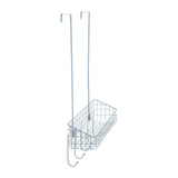 Over The Door Grey Finish Hanger Shelf
