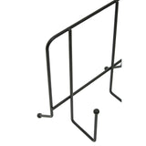 Matt Black Finish Cookbook Stand
