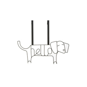 Kirby Black Sausage Dog Hanger