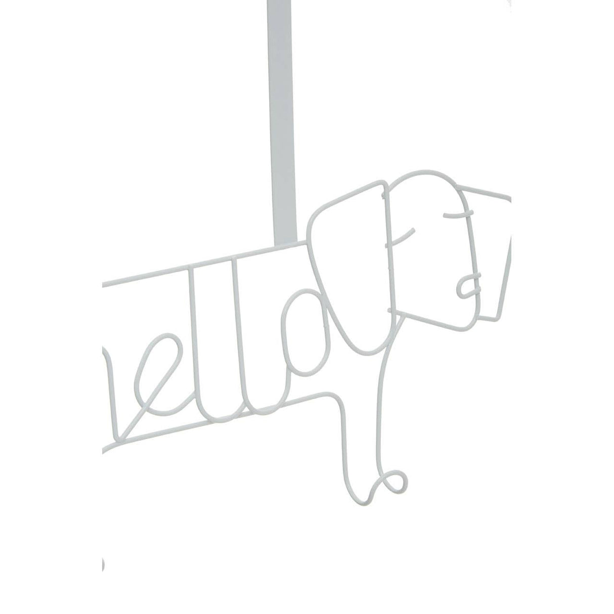 Kirby White Sausage Dog Hanger