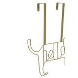 Kirby Gold Finish Sausage Dog Hanger