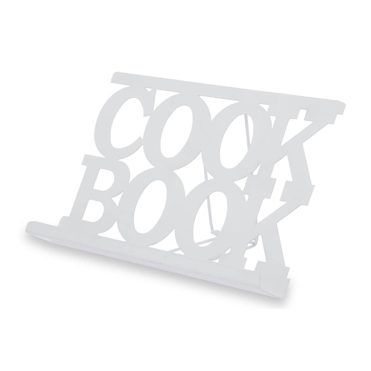 White Cook Book Stand