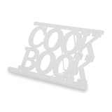 White Cook Book Stand