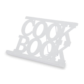 White Cook Book Stand