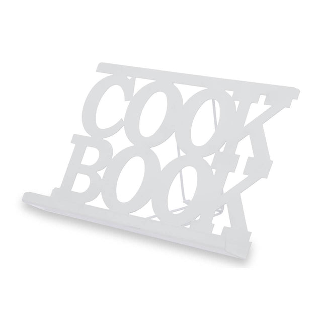 White Cook Book Stand