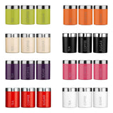 White Enamel Tea Coffee and Sugar Set